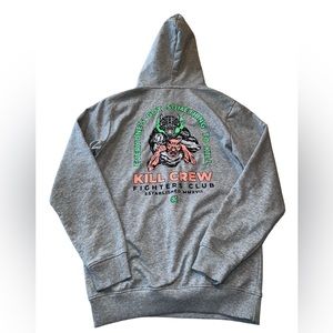 Kill crew Mens Hoodie S XL Sweatshirt